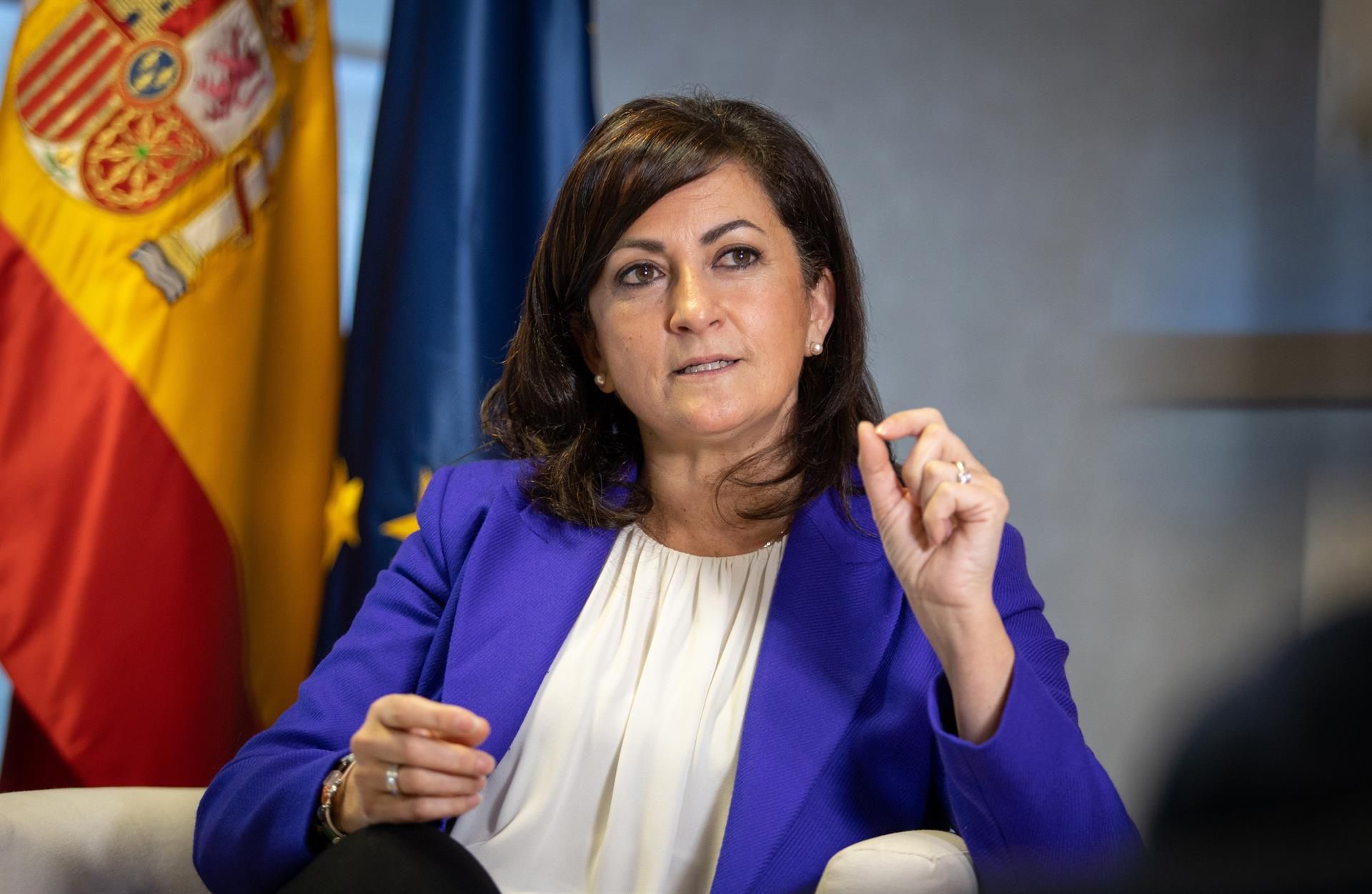 La presidenta del Gobierno de La Rioja, Concha Andreu.