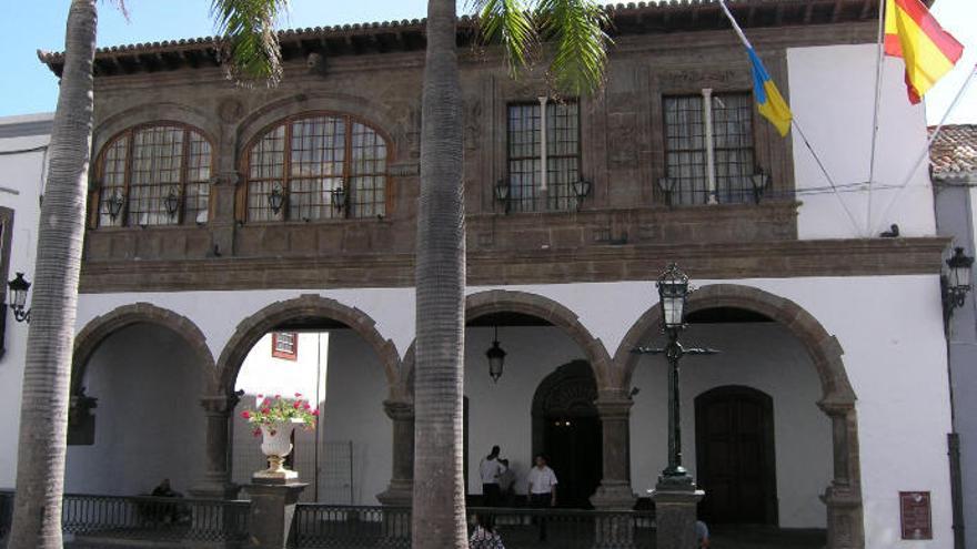 Fachada del Ayuntamiento de Santa Cruz de La Palma.