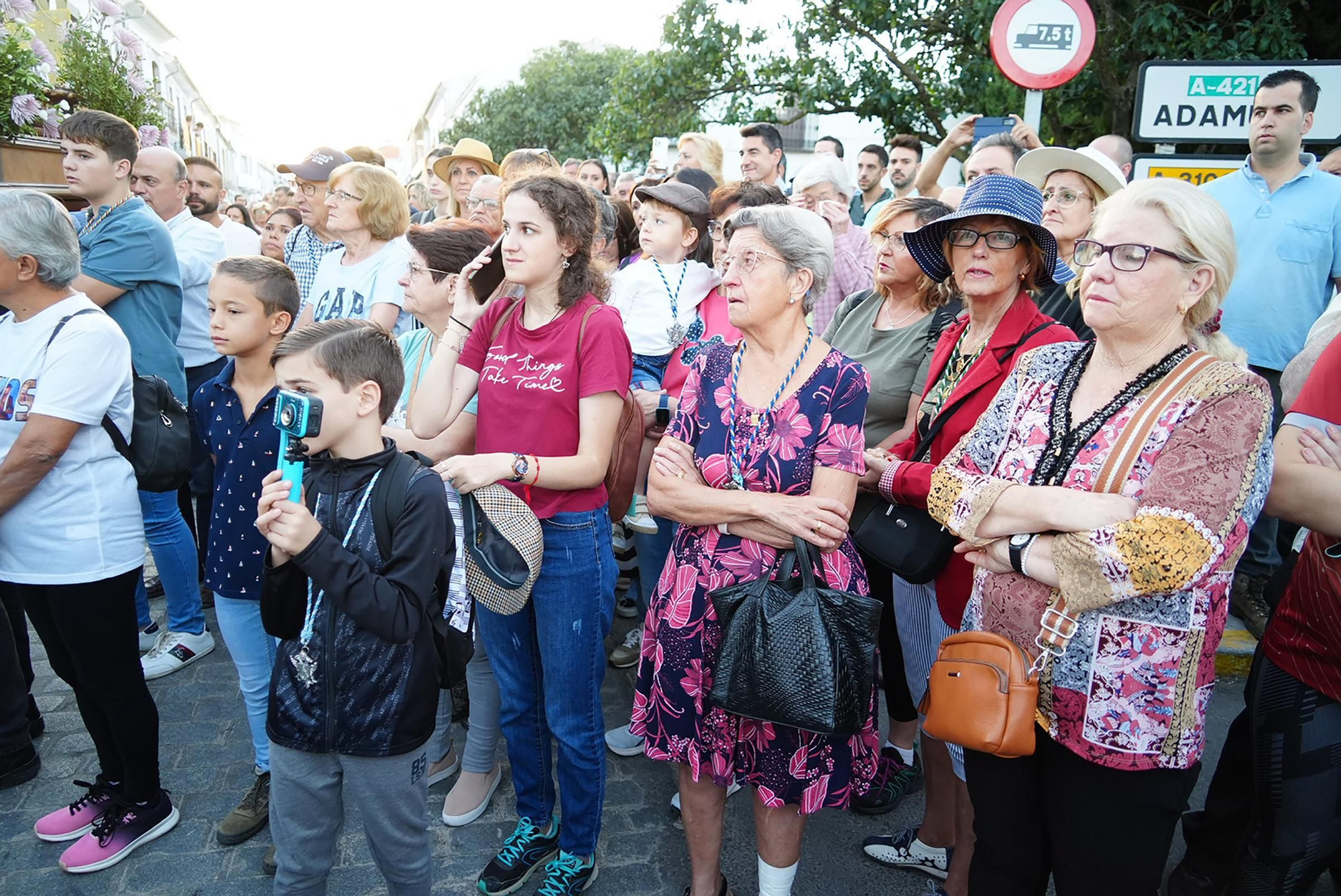 La Virgen de Luna abandona Villanueva de Córdoba para regresar a su santuario