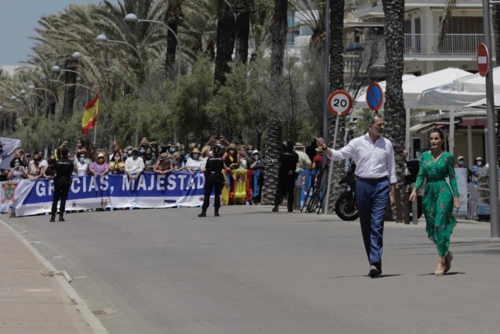 Visita de los Reyes a Mallorca en apoyo a los afectados por la pandemia del coronavirus