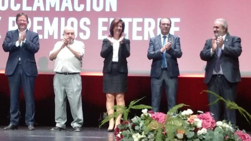 Ximo Puig y Juanjo Herrero en el acto de la Federación Musical