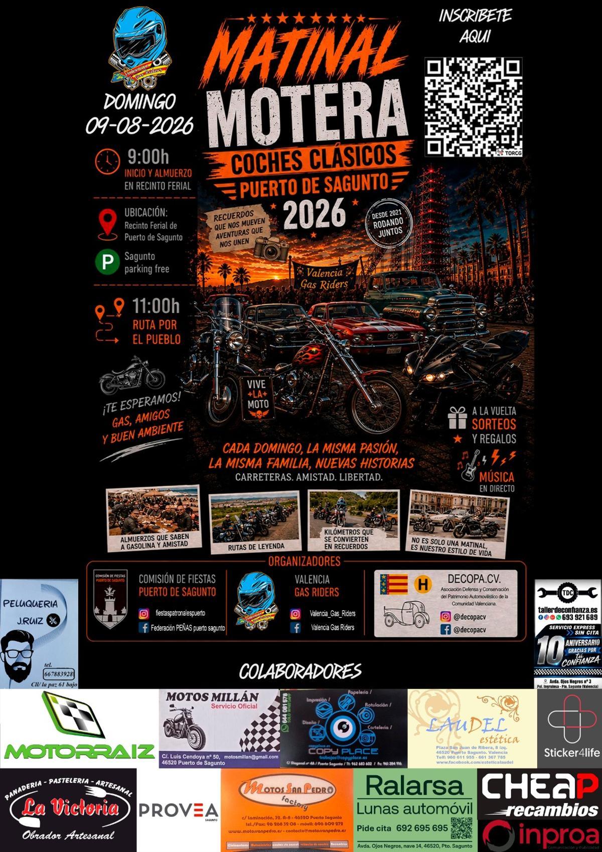 Cartel de Matinal Motera.