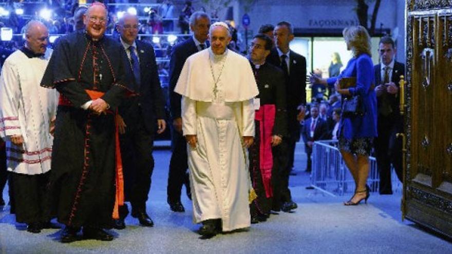 Los neoyorquinos se sorprenden con la llegada del Papa Francisco al museo de cera