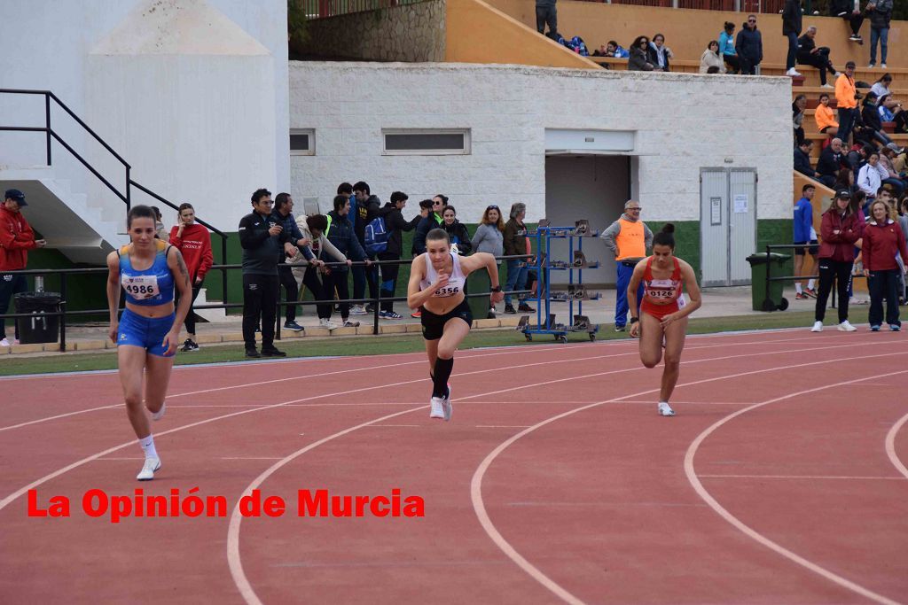 Regional absoluto y sub-23 de atletismo en Lorca