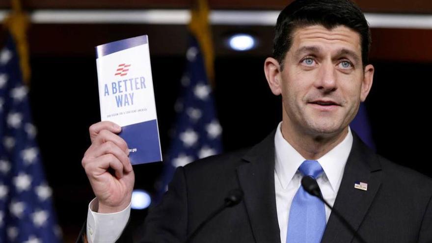 El presidente de la Cámara de Representantes, Paul Ryan.