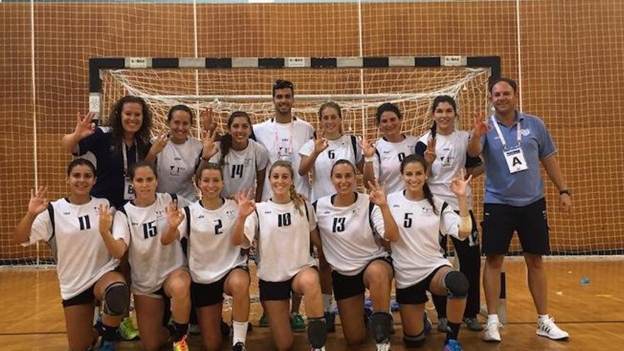 Las chicas de la Universidad de Málaga lograron ayer el tercer puesto en el Campeonato de Europa Universitario.