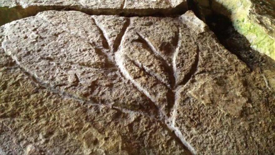 Petroglifo localizado hace años junto a la cueva Honda de Cirat.