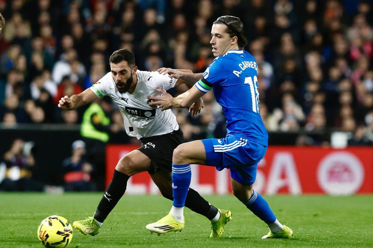 Valencia. Partido de liga Valencia CF Vs Real Madrid VLC SPD
