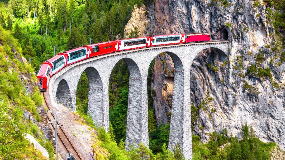 Bernina express, tren patrimonio de la humanidad, Suiza