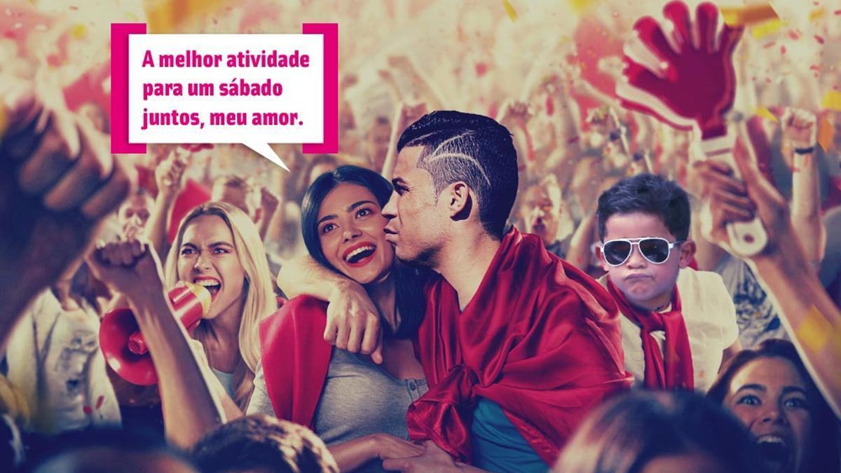 Cristiano Ronaldo y Georgina Rodríguez, todo amor en el Bernabéu