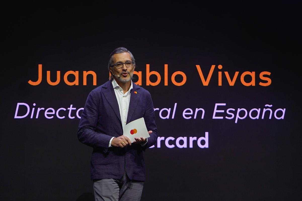 Juan Pablo Vivas, director general de Mastercard España, en el Mastercard Innovation Forum España 2025
