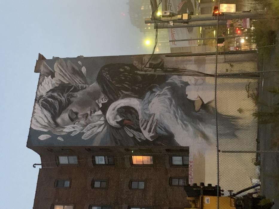 El mural de Lula Goce en Nueva York
