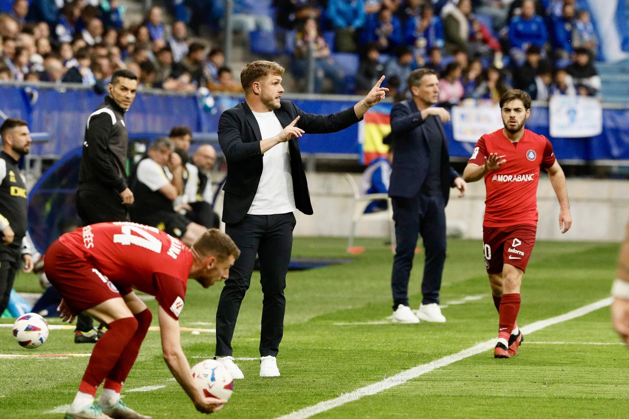 Así fue el partido entre el Oviedo y el Andorra