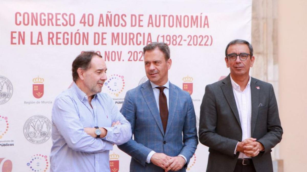 Ismael Crespo, Marcos Ortuño y José Manuel López Nicolás.