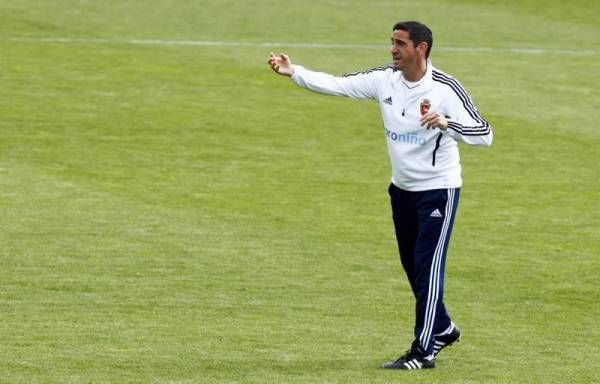 Imágenes del entrenamiento del Real Zaragoza