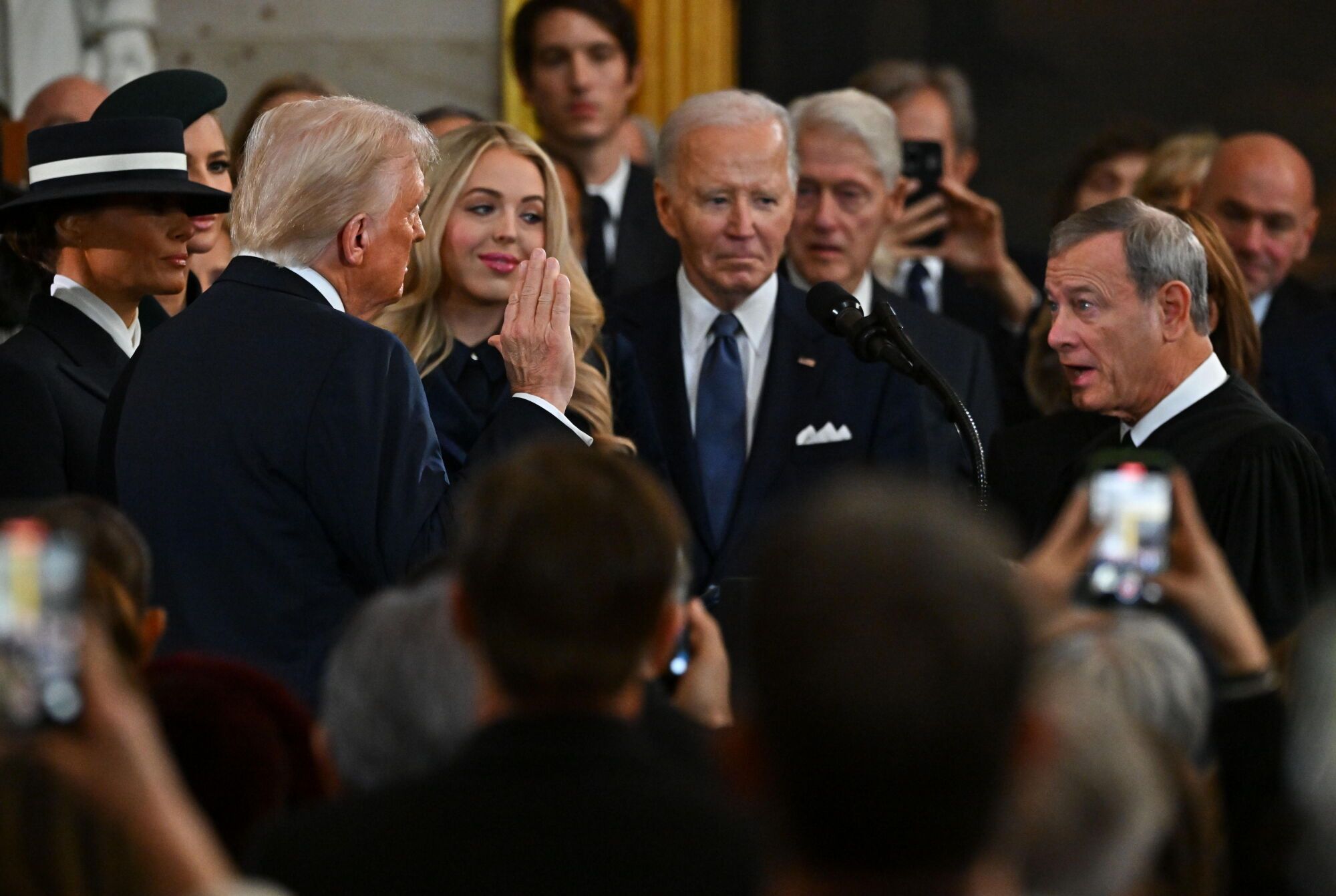 La investidura de Donald Trump, en fotos