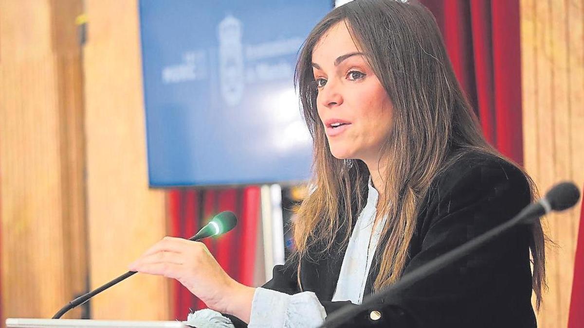 Rebeca Pérez, alcaldesa en funciones de Murcia.