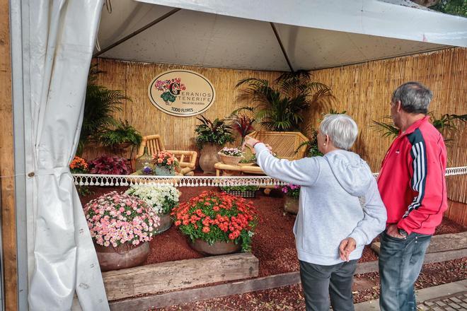 Inauguración de la exposición de flores y plantas del parque García Sanabria
