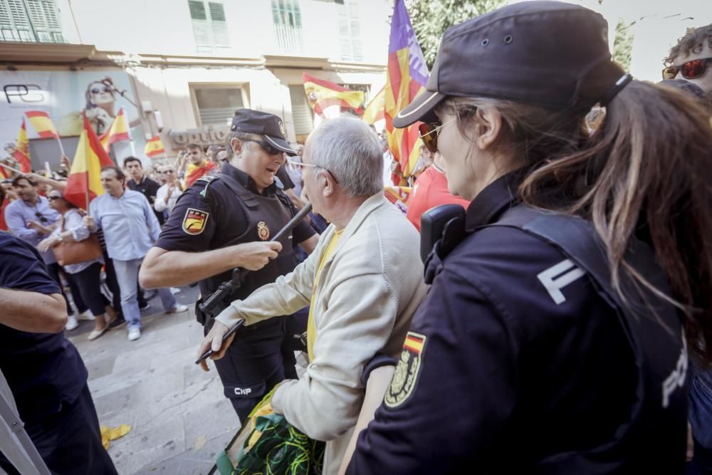 Accidentada manifestación por la