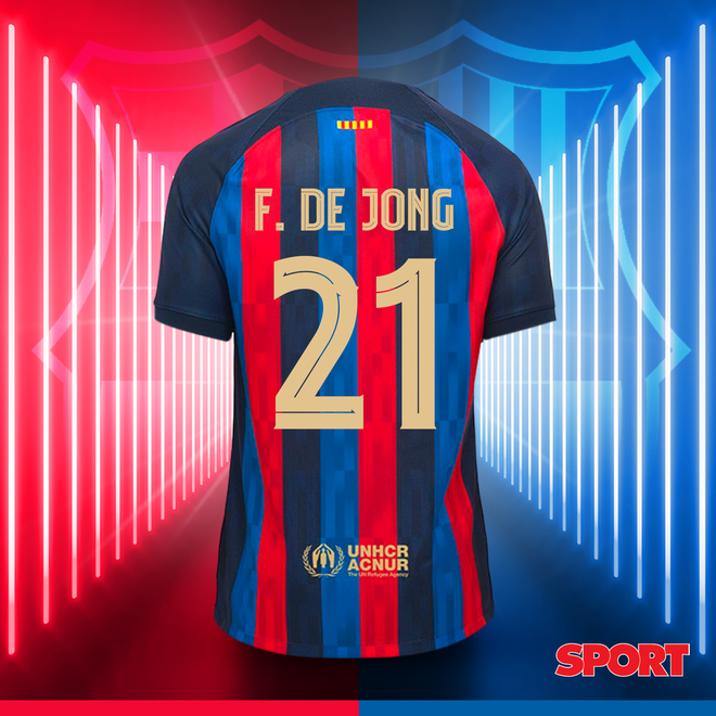 De Jong mantiene su dorsal 21