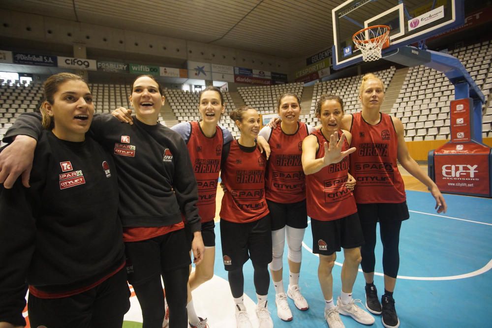 «Media Day» de l'Spar Citylift Girona abans de la Copa de la Reina