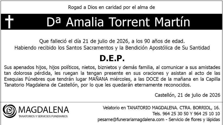 Da Amalia Torrent Martín
