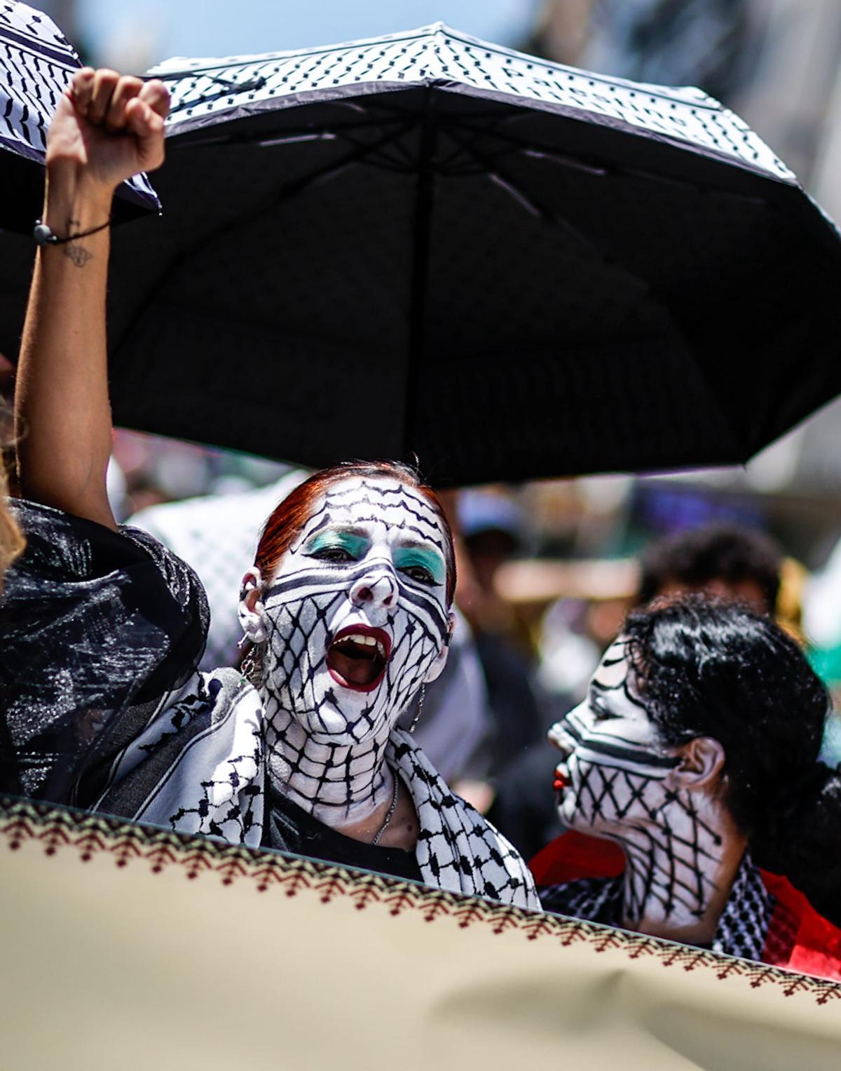 Todas las fotos de la manifestación por Palestina este sábado 16 de mayo