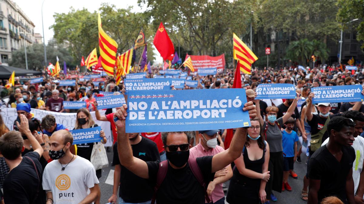 Les millors imatges de la Diada 2021 | La manifestació de l'11-S a Barcelona