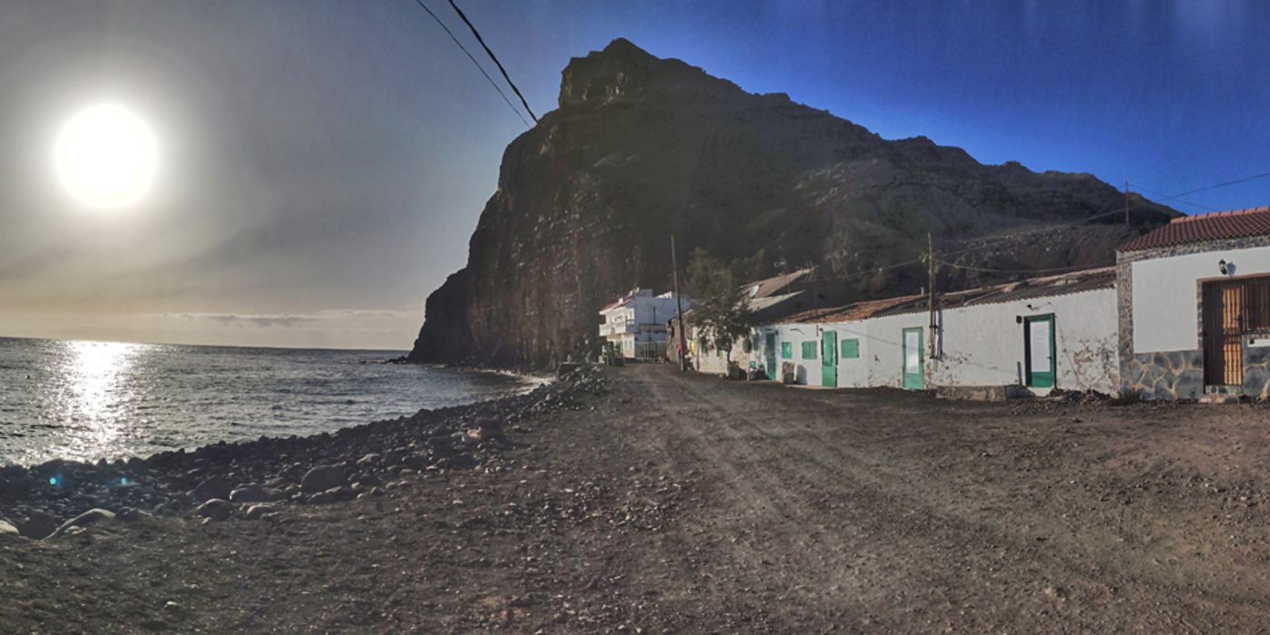 Playa de Tasarte, en el municipio de La Aldea de San Nicolás.