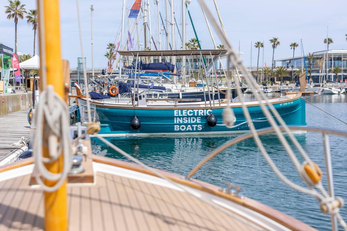 Barcelona Electric Marine Show, la segunda edición de la muestra de barcos eléctricos organizada por la Asociación Nacional de Barcos Eléctricos (ANBE), en el Port Olímpic de Barcelona.