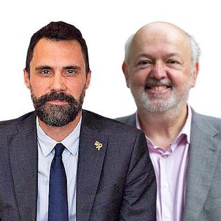 Roger Torrent y Daniel Crespo