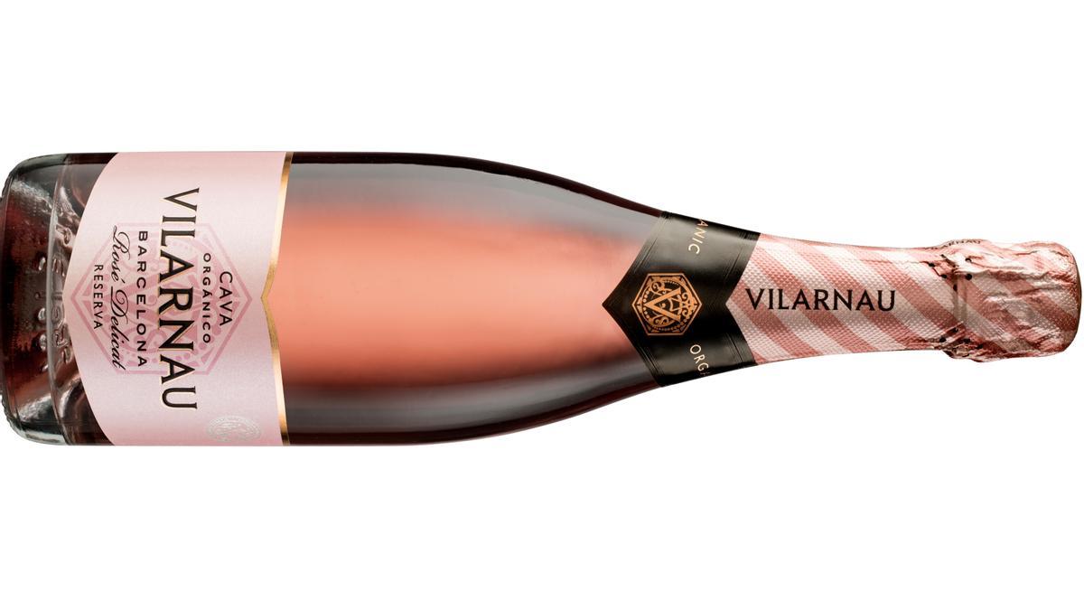 Cava Vilarnau Rosé Delicat.