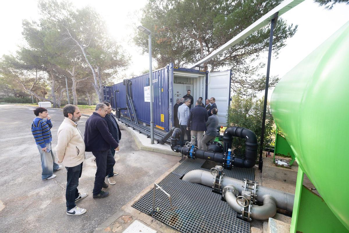 Todas las imágenes de la puesta en marcha de la desaladora de Sant Antoni