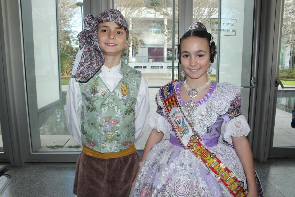 La "mini alfombra roja" de la exaltación de la fallera mayor infantil 2020