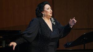 Montserrat Caballé, en una actuación en el Liceu.