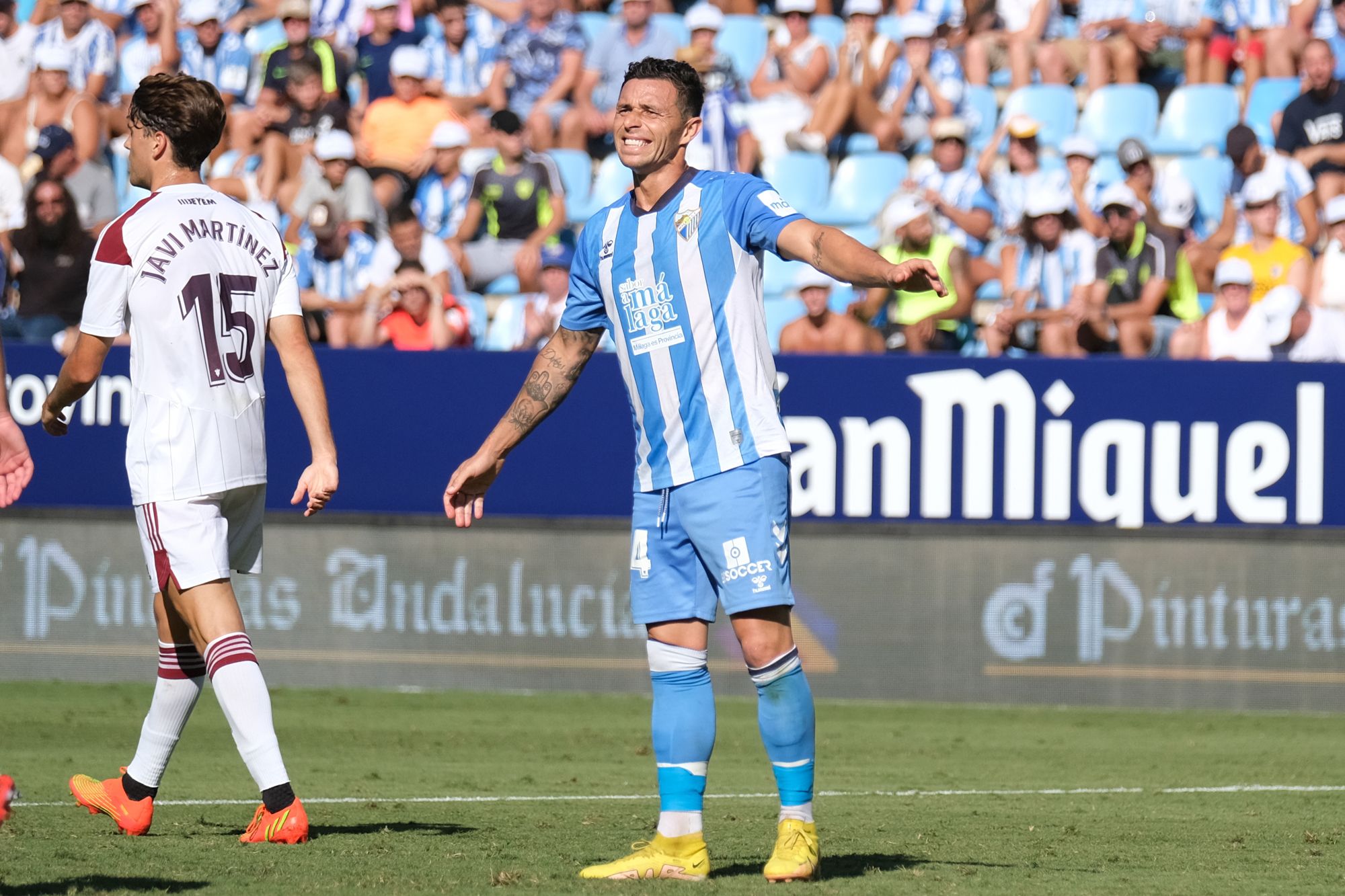 El Málaga CF - Albacete Balompié, en imágenes