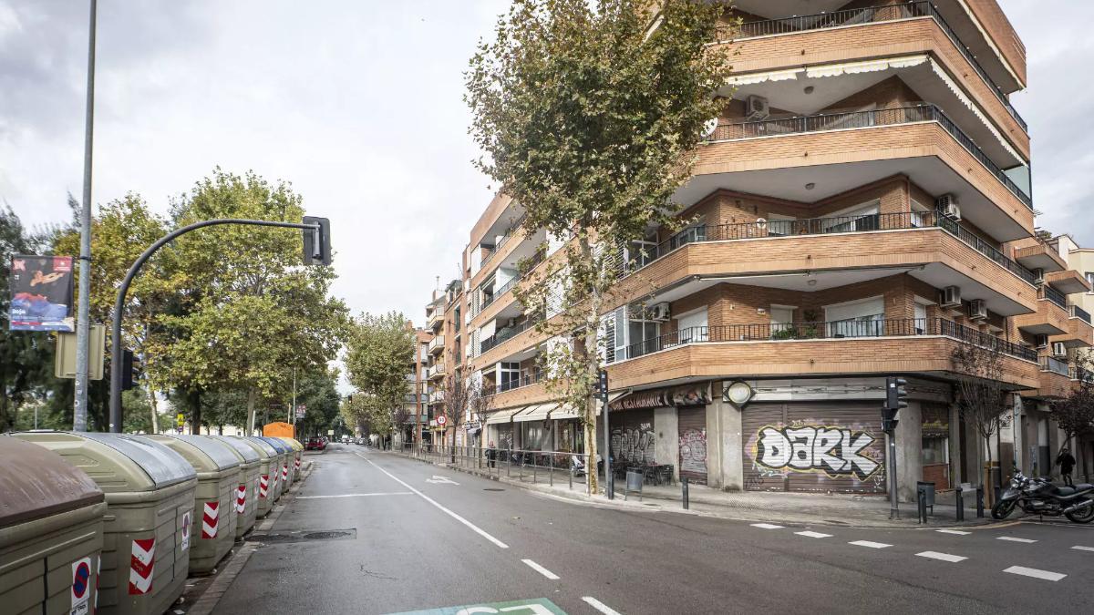 La calle avenida del Baix Llobregat, donde se produjo el atropello en los alrededores del RCDE Stadium la temporada 2024-25