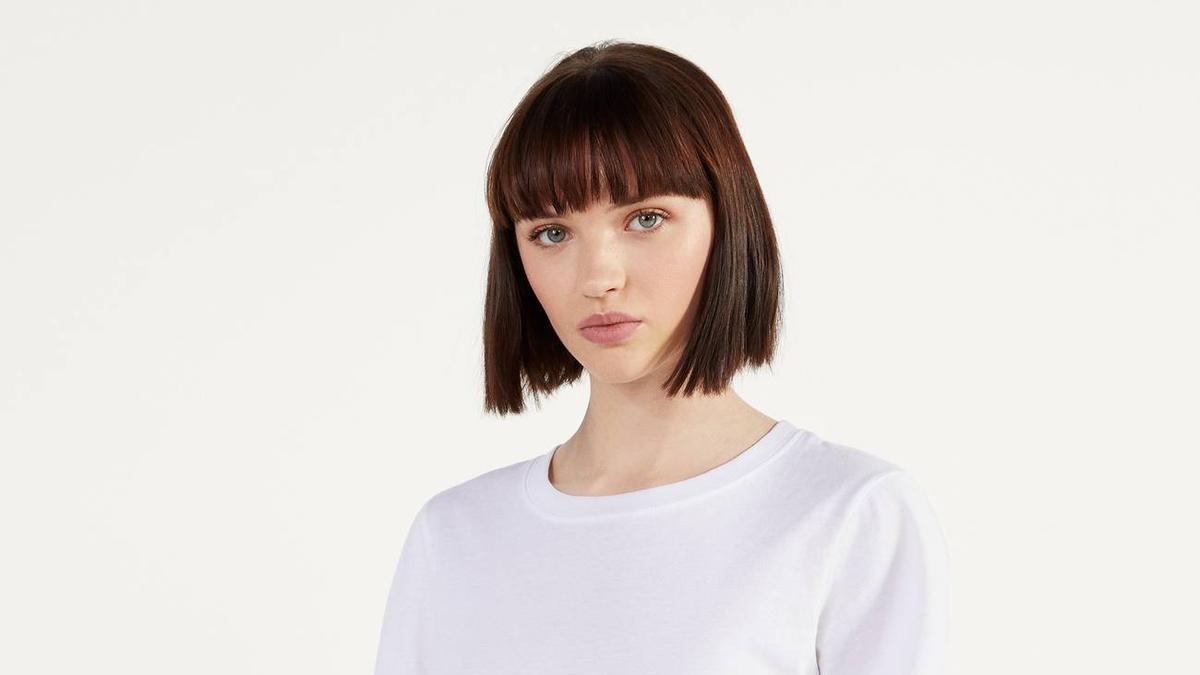 Camiseta blanca de Bershka que será tu básico favorito