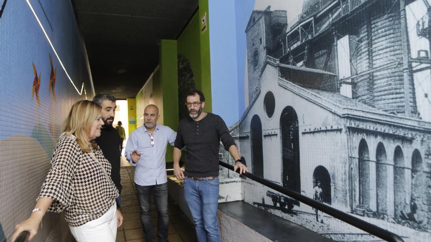 Los murales artísticos de Langreo se extenderán a “todas las entradas del concejo”