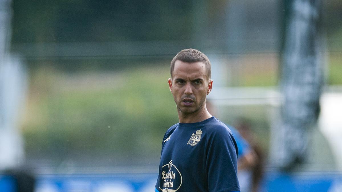 Borja Jiménez, en el primer entrenamiento de la presente pretemporada.