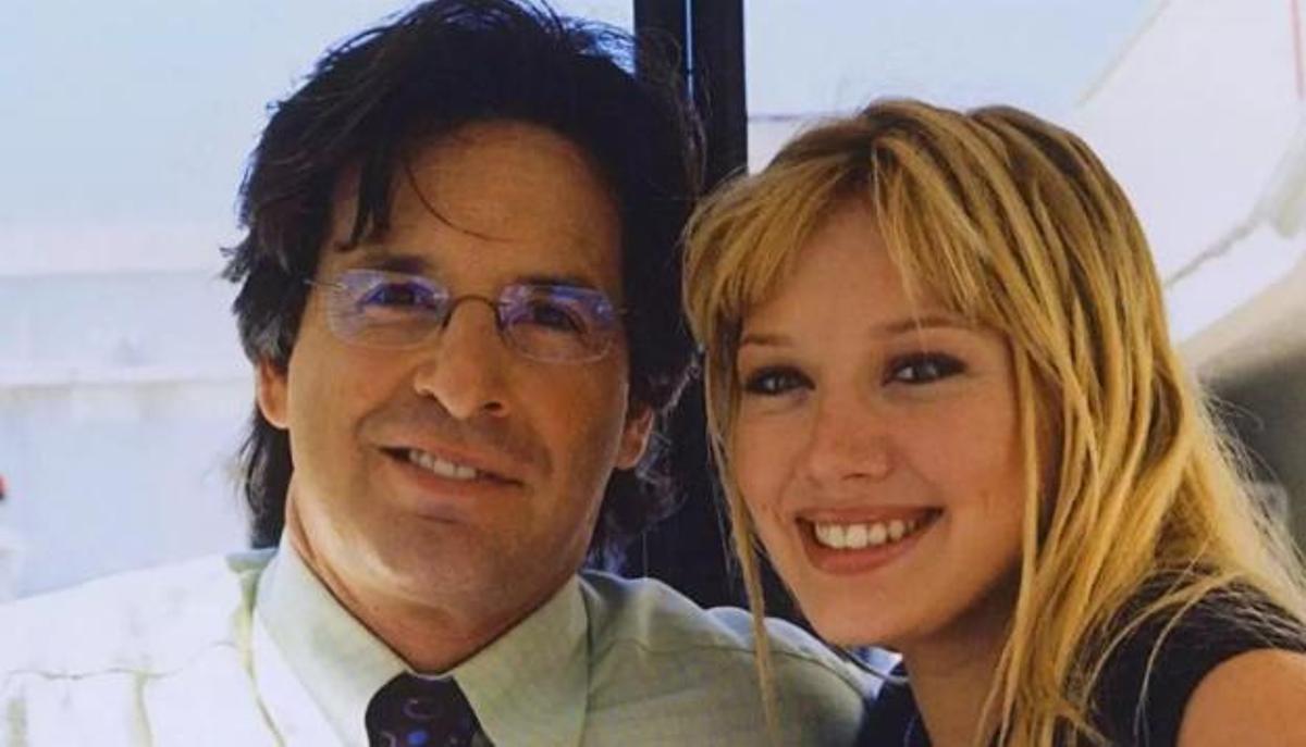 Robert Carradine amb Hillary Duff en una imatge d'arxiu