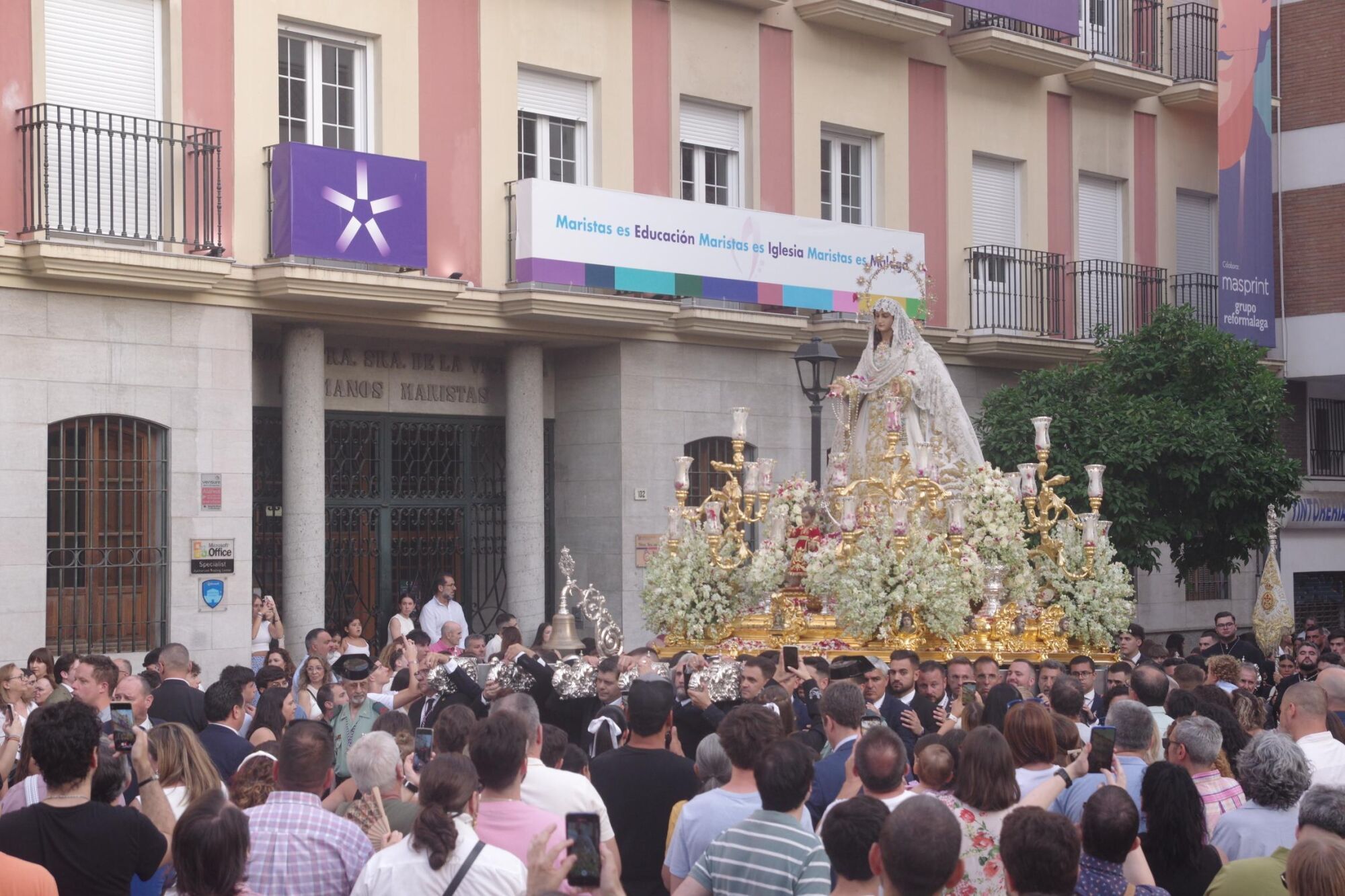 Procesión de Pentecostés de la Virgen del Rocío por la Victoria, 2025