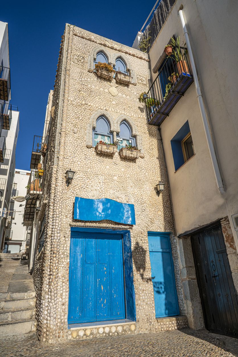 La casa de las conchas en Peñíscola