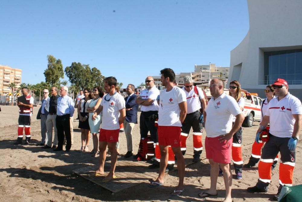 Simulacro de salvamento en Águilas