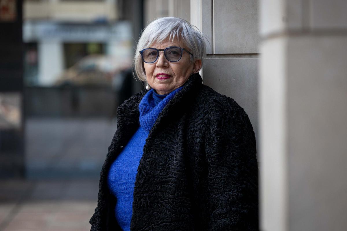 Elena Voicu posa antes de la entrevista con este diario.