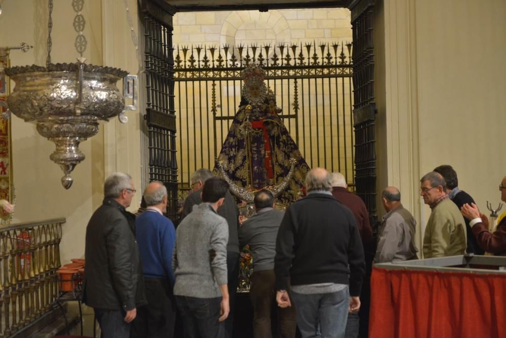 La Fuensanta llega a la Catedral