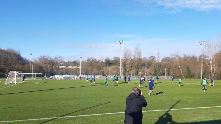 El entrenamiento de esta mañana.