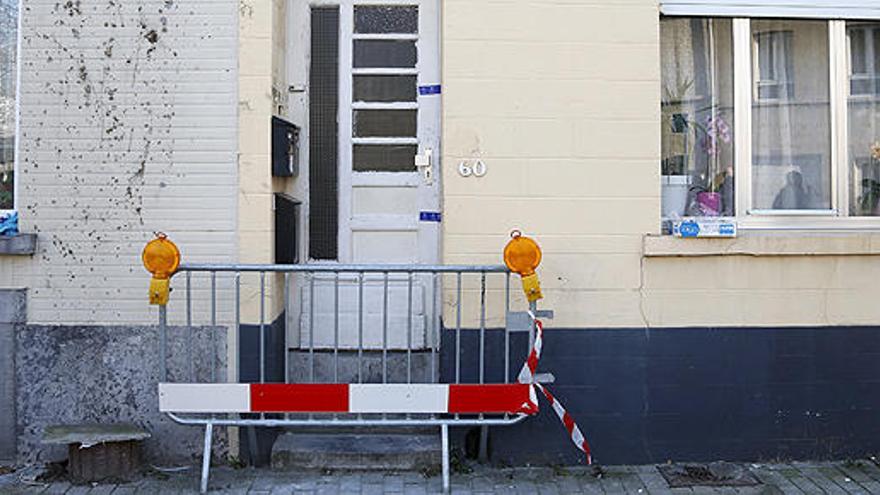 Un apartamento en la zona del tiroteo en Bruselas.