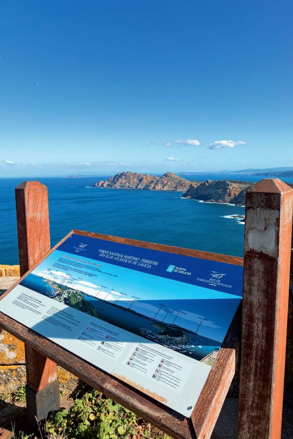 Vista de las islas desde el faro