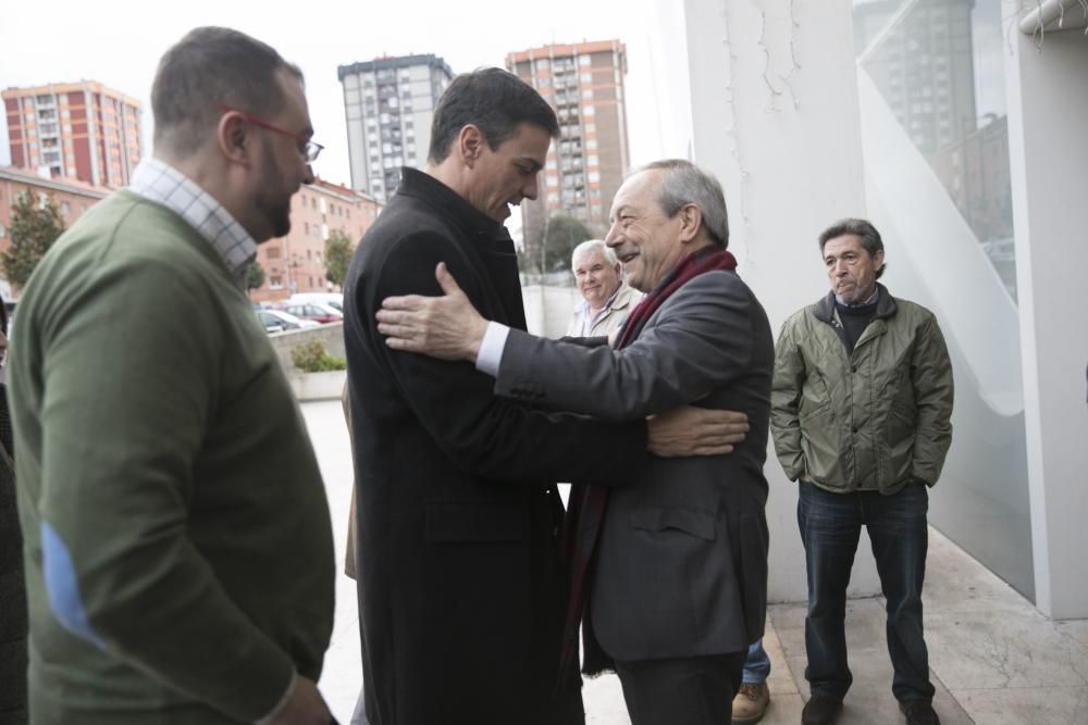 Asamblea con Pedro Sánchez en Oviedo